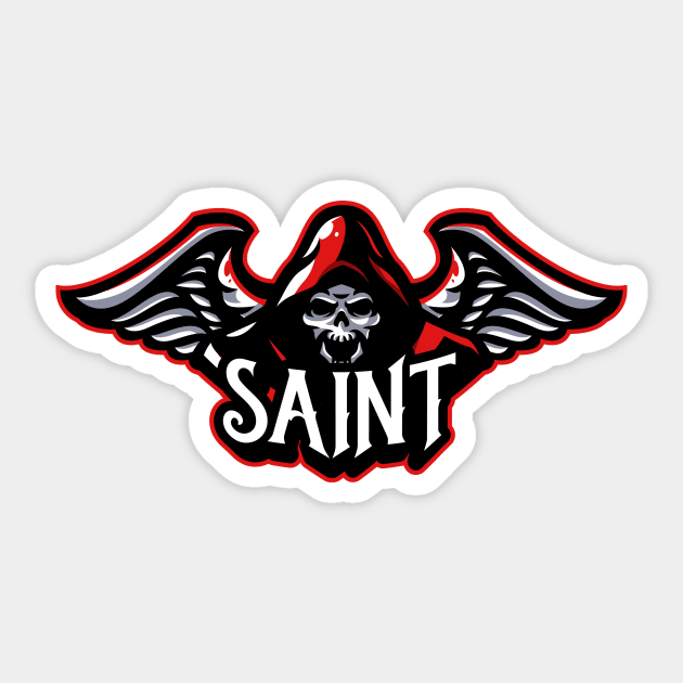 Saint Sticker by hatchet